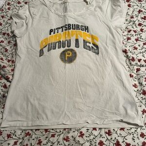 47 Brand Pittsburgh Pirates White and Yellow Tee